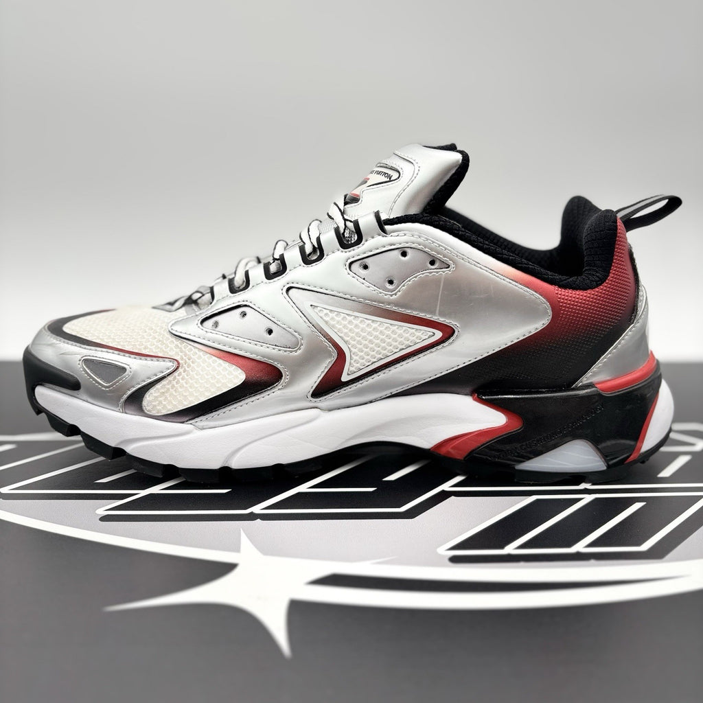 Size 8.5 LV (9.5-10 US) Louis Vuitton Tactic Runner ' Red Grey ' | GREAT COND!