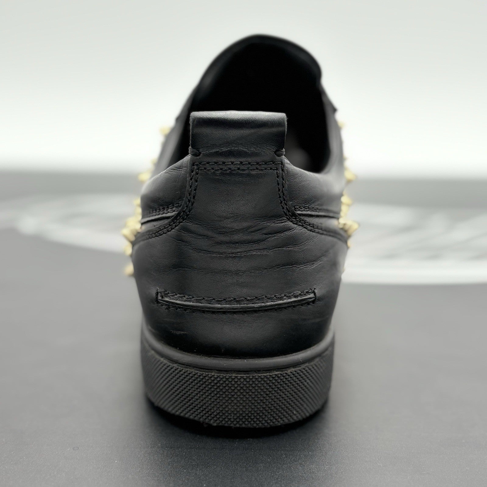 Size 43 (10 US) Christian Louboutin Low Spiked Sneaker  ' Black Gold ' | GOOD!