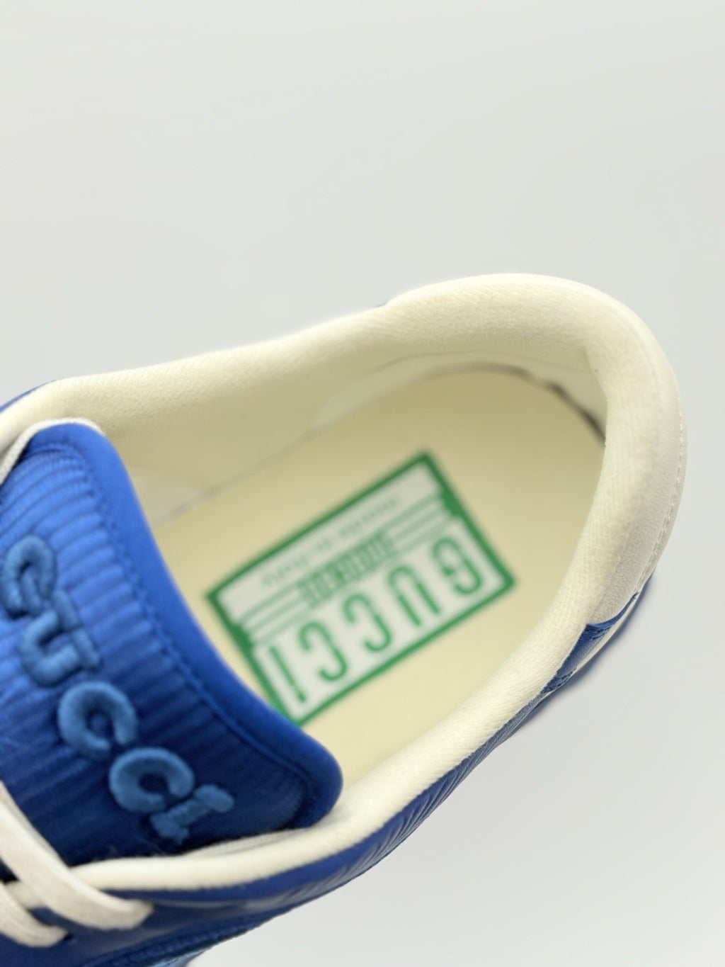 Size 9 G (9.5 US) Gucci MAC80 Sneaker  ' Blue White ' | EXCELLENT CONDITION!