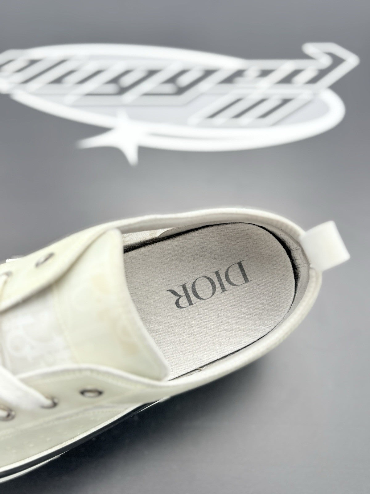 Size 46 (13 US) - Dior B23 Low ' White ' | GOOD CONDITION!