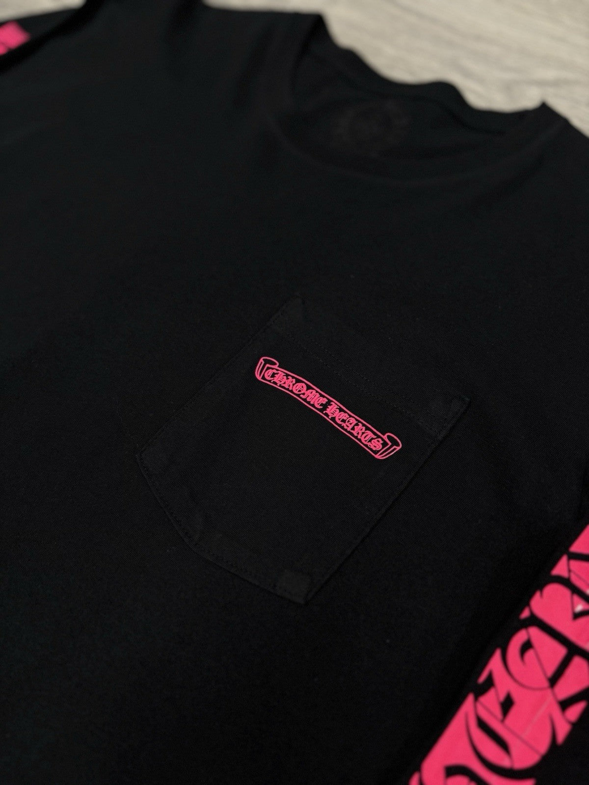 Size Large - Chrome Hearts Made In Hollywood Long Sleeve ' Black Pink ' | CLEAN!