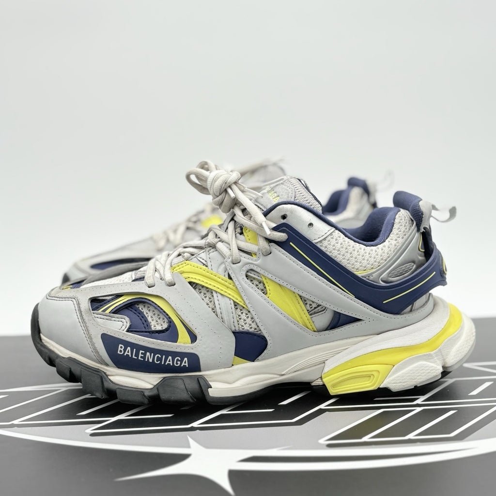 Size 41 (8 US) - Balenciaga Track ' Grey Navy Yellow ' | GREAT CONDITION!