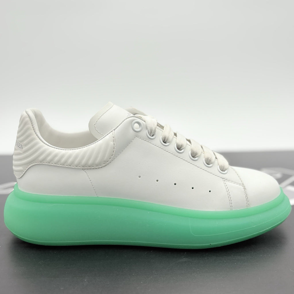 Size 41 (8 US) Alexander McQueen Oversized ' White Green Sole ' | SUPER CLEAN!