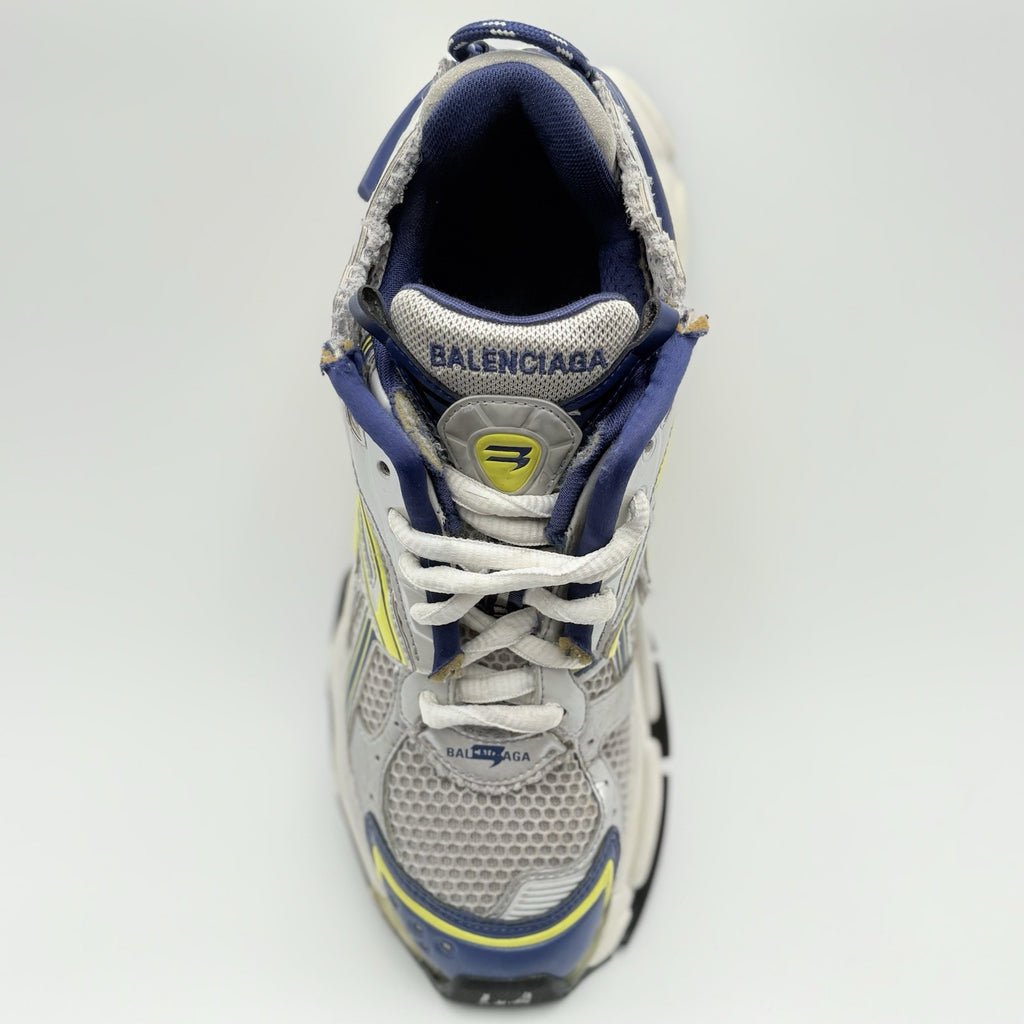 Size 41 (8 US) - Balenciaga Runner ' White Blue Yellow ' | GOOD CONDITION!