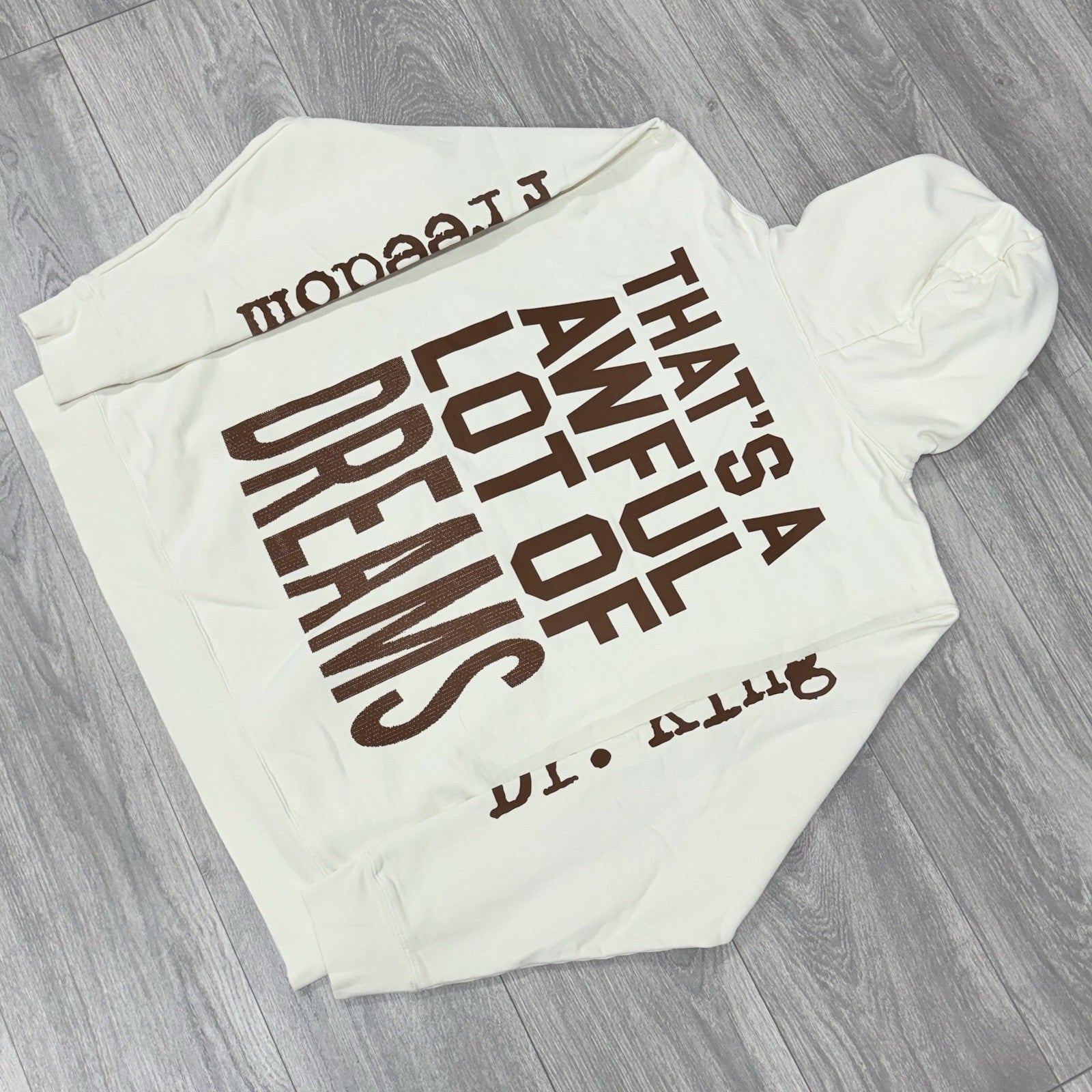 Size L - Thats An Awful Lot Of Cough Syrup "Awful Lot Of Dreams" ' Beige ' | NEW