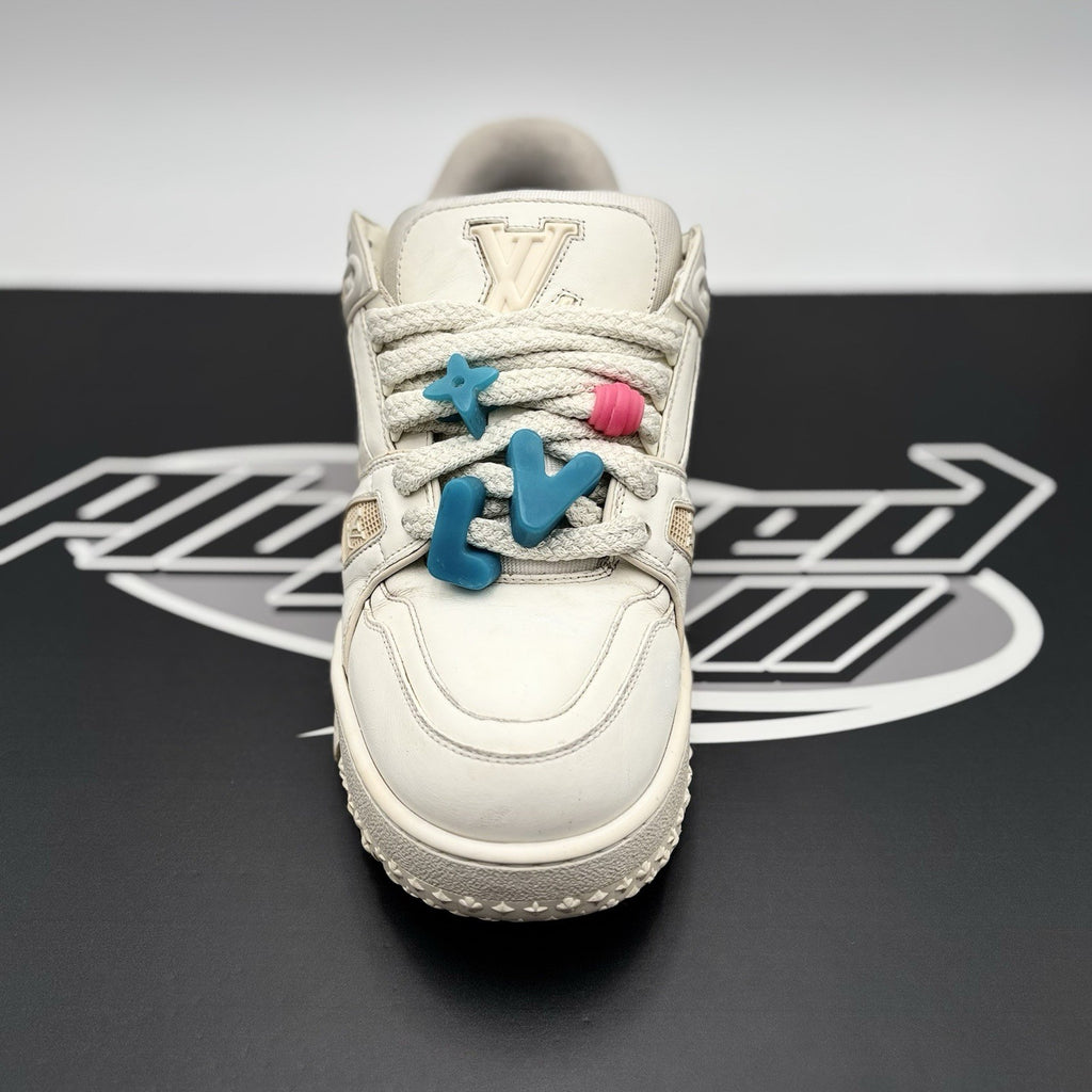 Size 9 LV (10-10.5 US) - Louis Vuitton Maxi Trainer ' White '