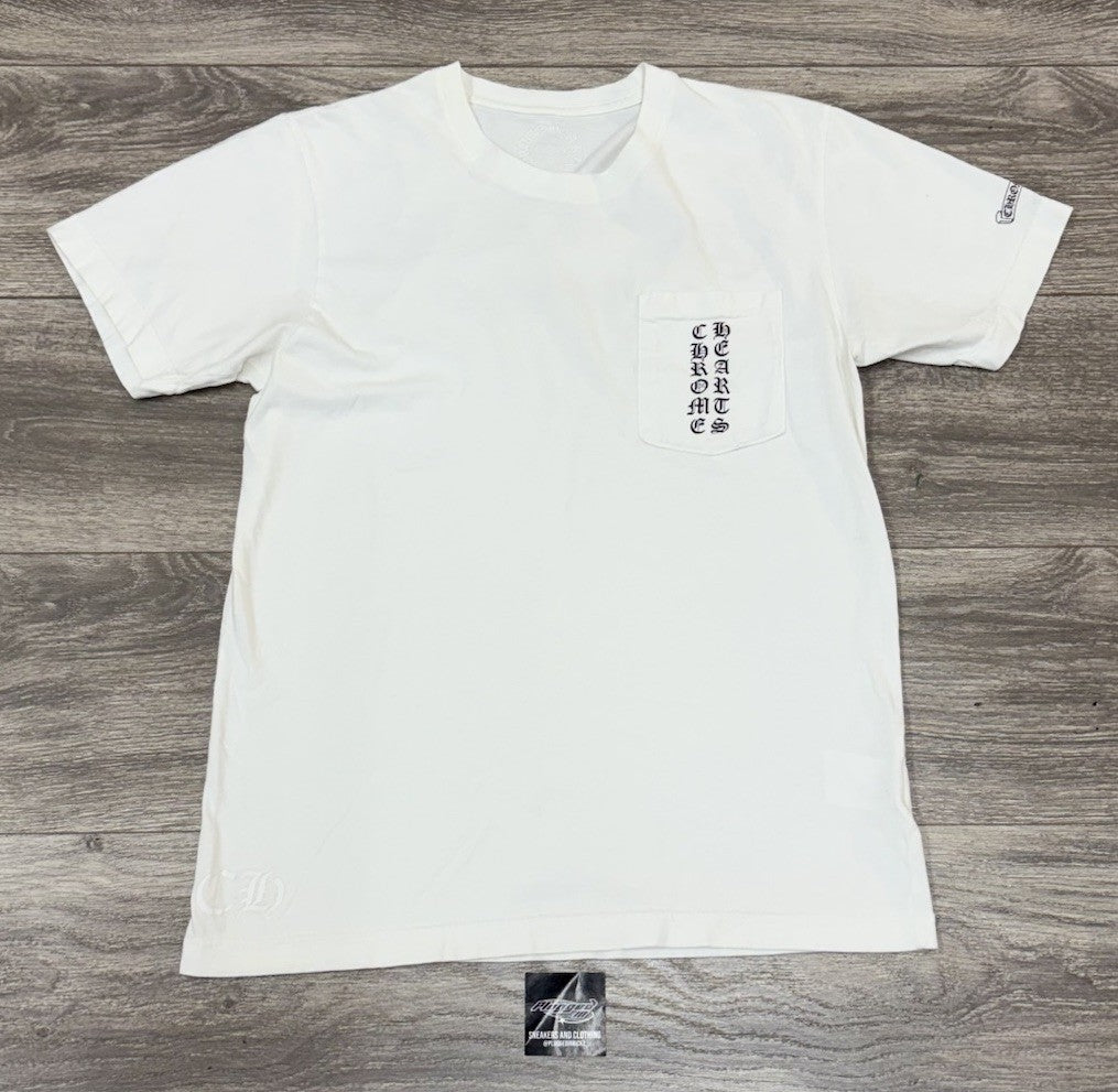 Size Medium - Chrome Hearts Tokyo Exclusive Scroll Label T- Shirt ' White '