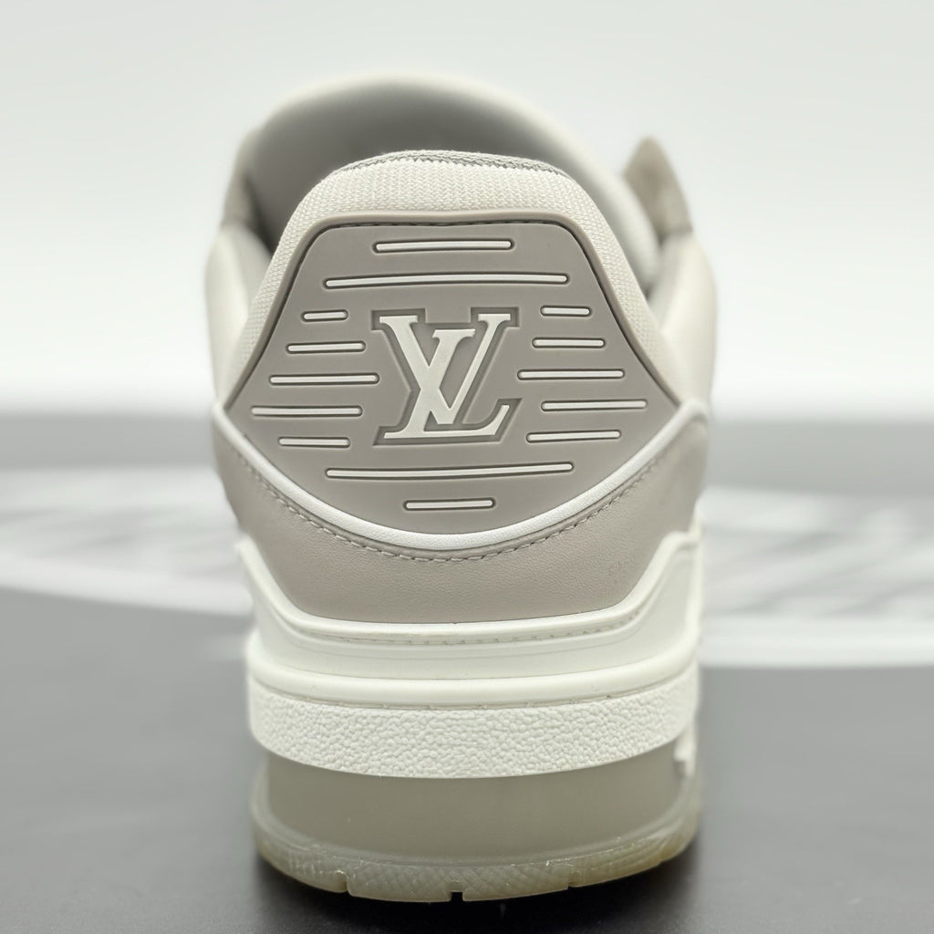 Size 7.5 LV (8.5-9 US) Louis Vuitton Trainer ' Grey White ' | GOOD CONDITION!