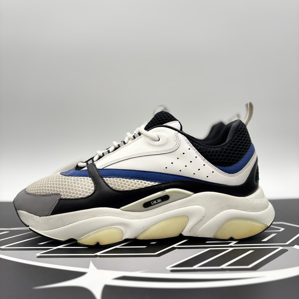 Size 46 EU (13 US) - Dior B22 Sneaker ' White, Blue, Black Reflective '