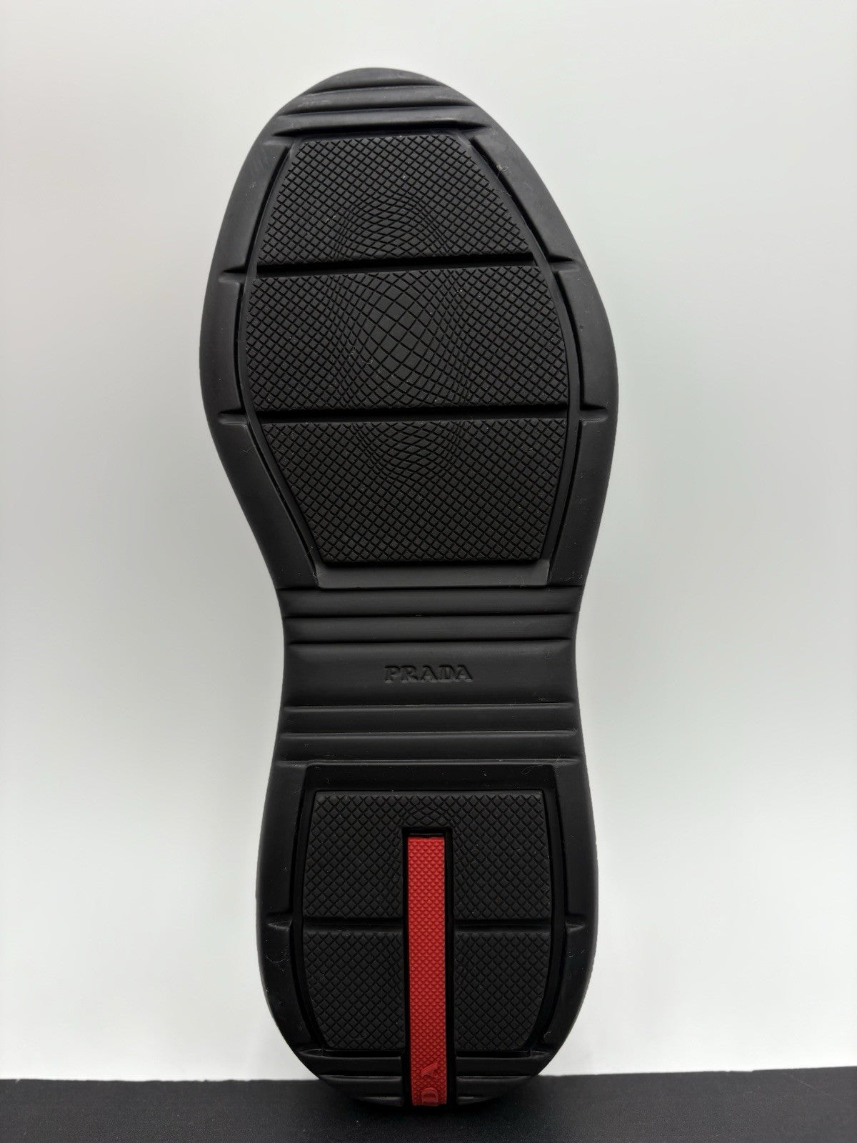 Size 7 UK (8 US) - Prada Americas Cup ' Black Leather ' | ONLY WORN 1x