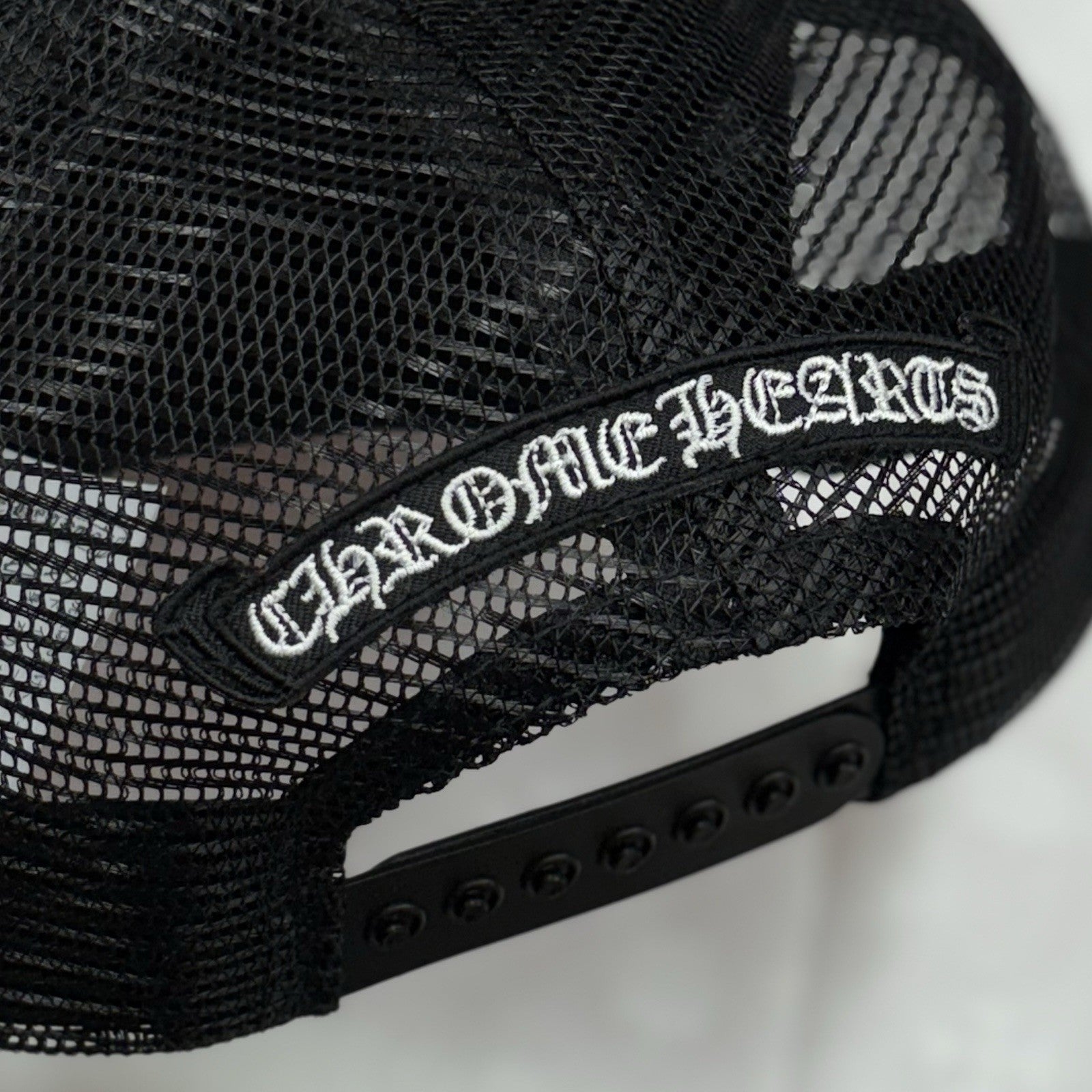 Chrome Hearts Triple Cross Cemetery Trucker Hat ' Black ' | BRAND NEW!