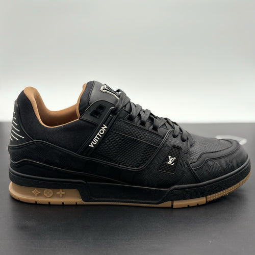 Size 11 LV (12-12.5 US) Louis Vuitton Trainer ' Black Brown ' | GREAT CONDITION!