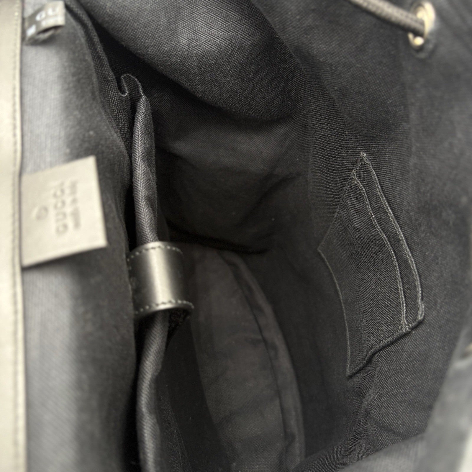 Gucci Bestiary GG Supreme Tigers Backpack ' Black Grey '
