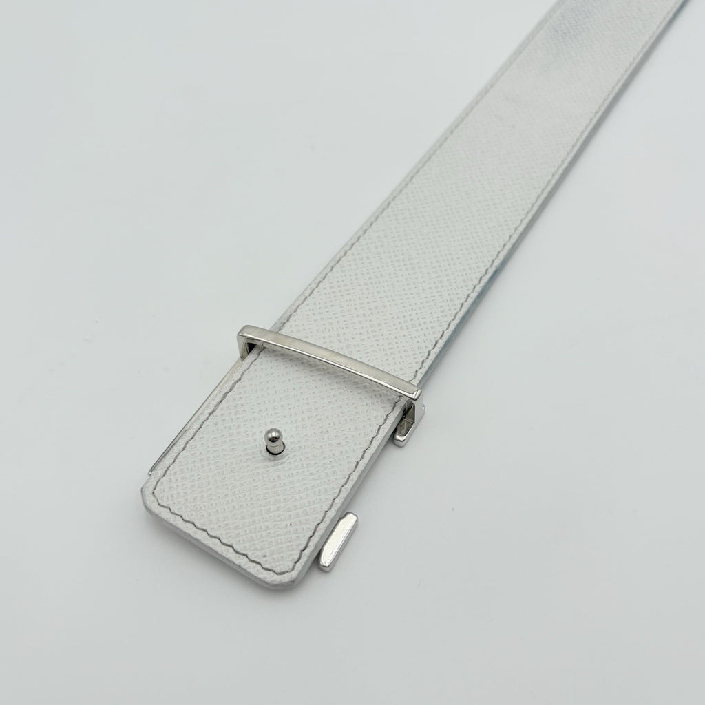 Louis Vuitton Monogram Heritage Belt ' White '