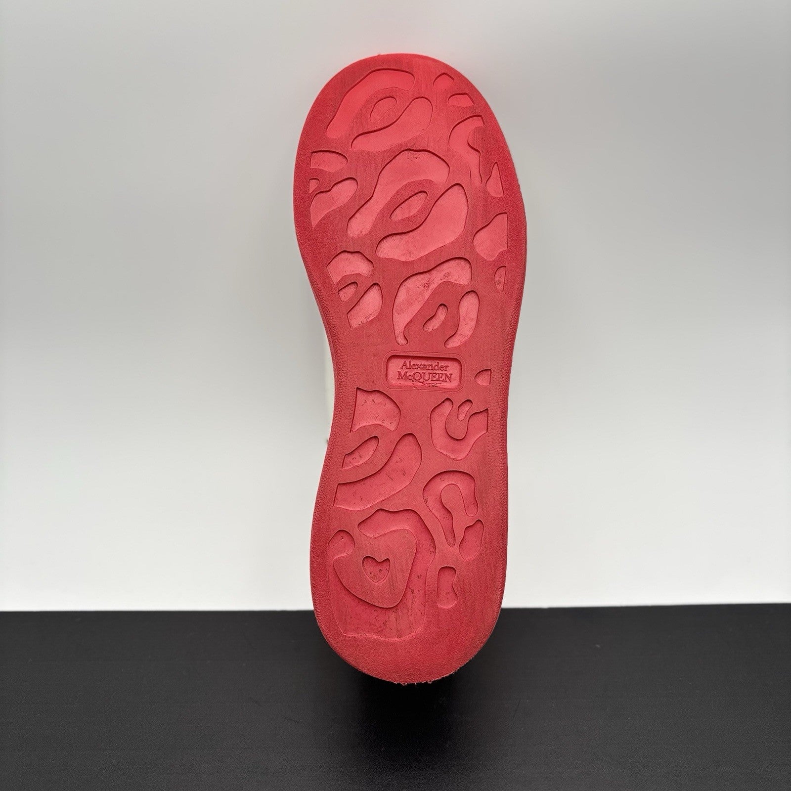 Size 45 (12 US) - Alexander McQueen Oversized ' White, Red Sole ' | GREAT COND!