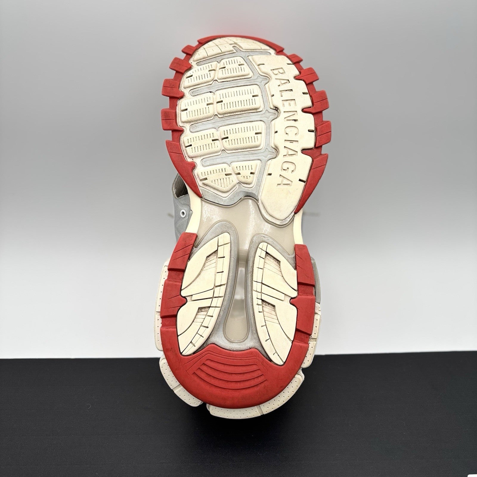 Size 46 (13 US) - Balenciaga Track Sneaker ' White Red ' | GOOD CONDITION!