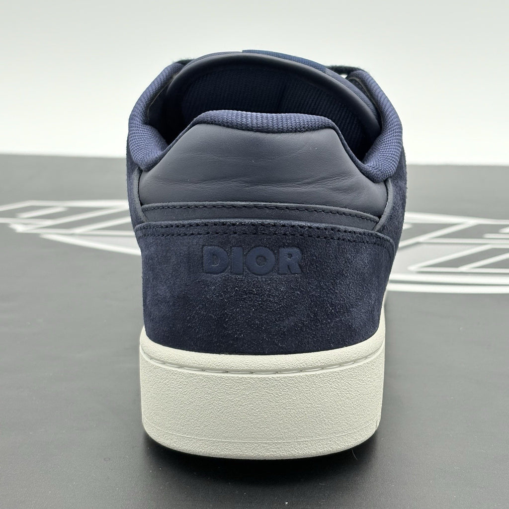 Size 44 (11 US) - Dior B27 Low ' Navy Blue Suede ' | ONLY WORN ONCE!