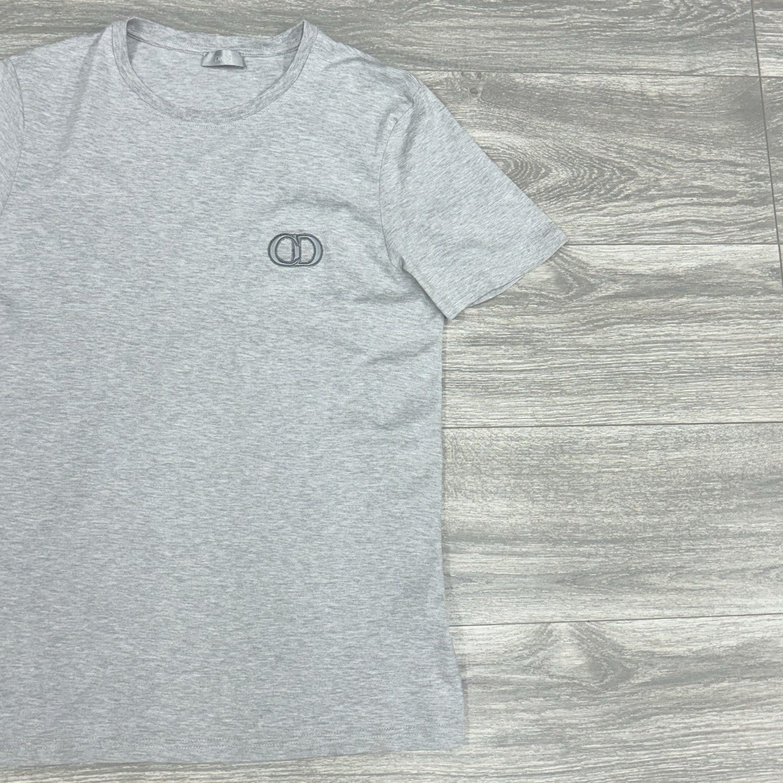 Size L - Dior CD Icon Logo Cotton T-Shirt ' Grey ' | GREAT CONDITION!