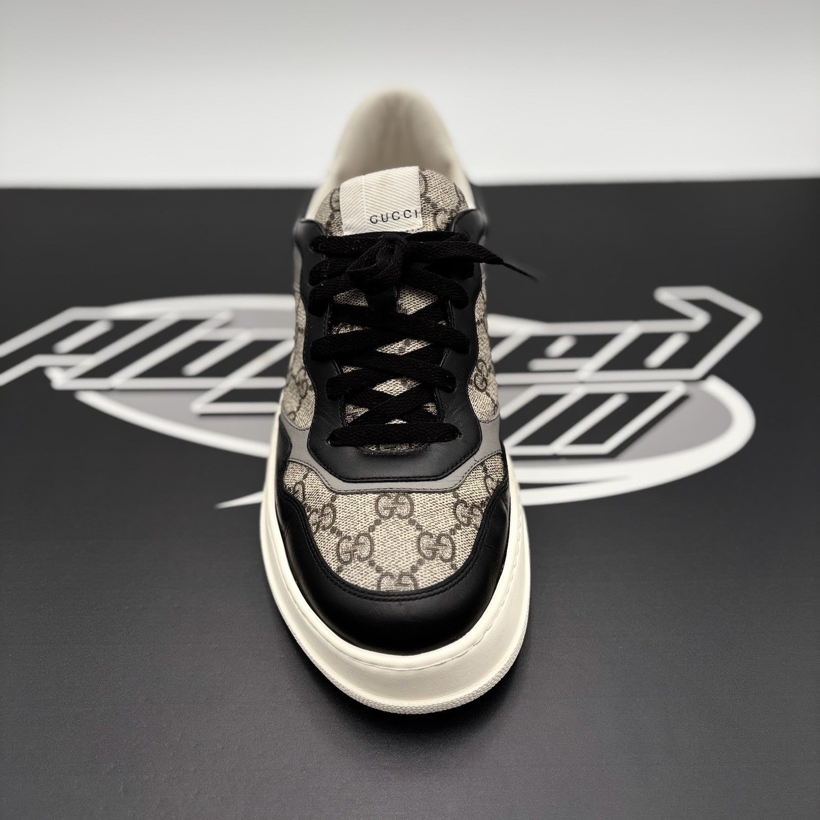 Size 8.5G (9 US) - Gucci GG Supreme ' Beige, Ebony ' | GOOD CONDITION!