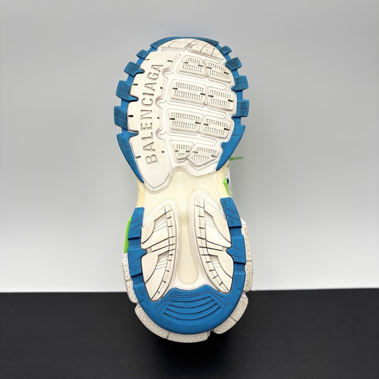 Size 45 (12 US) - Balenciaga Track ' White Blue Green ' | GREAT CONDITION!