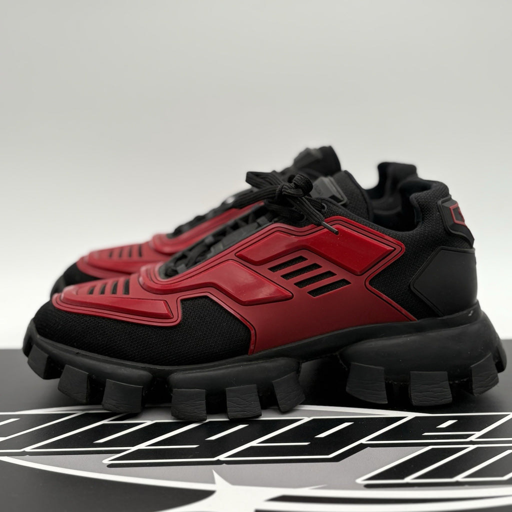 Size 9 UK (10 US) - Prada Cloudbust Thunder ' Red Black ' | GREAT CONDITION!