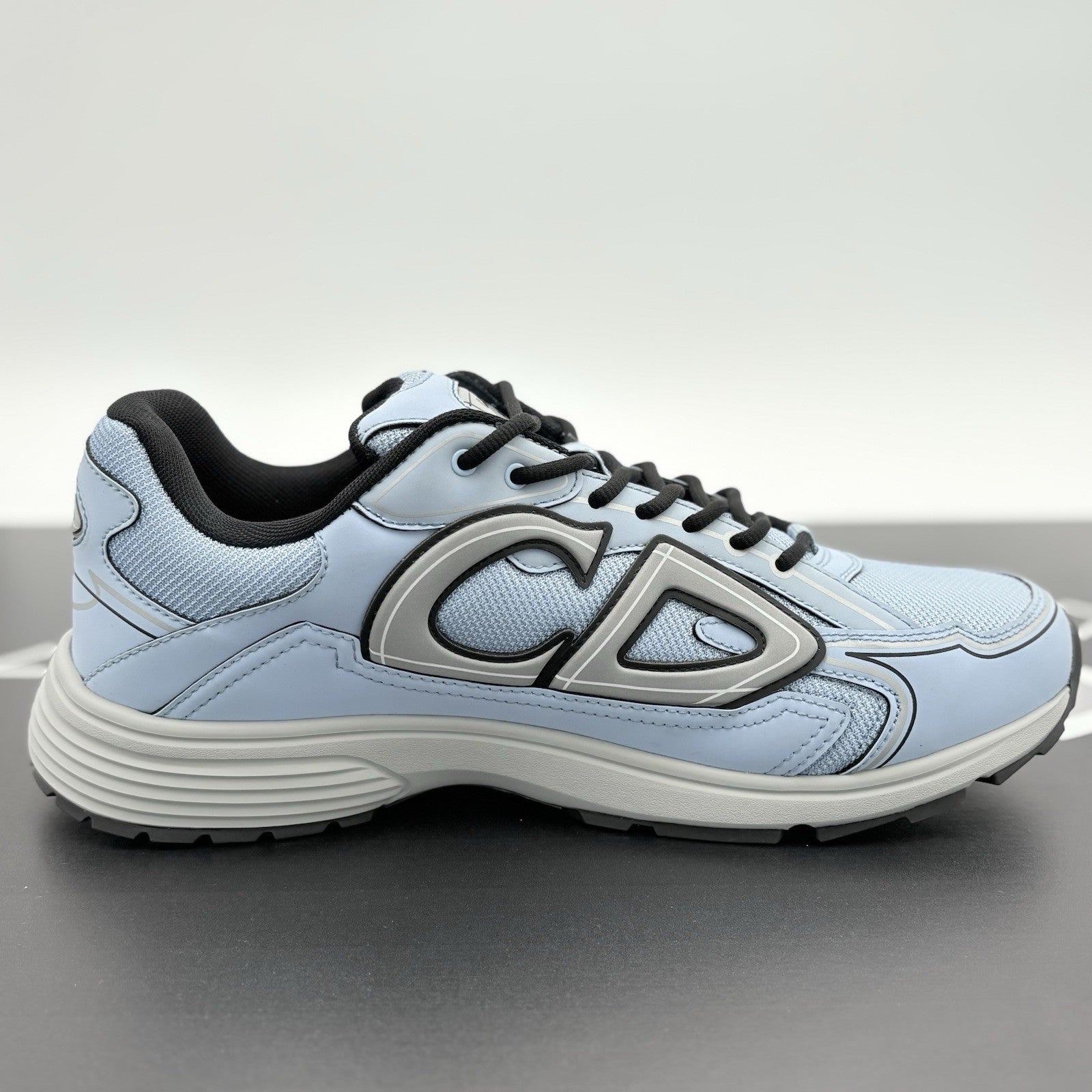 Size 46 (13 US) Dior B30 Reflective Sneaker ' Blue Gray ' | ONLY WORN ONCE!
