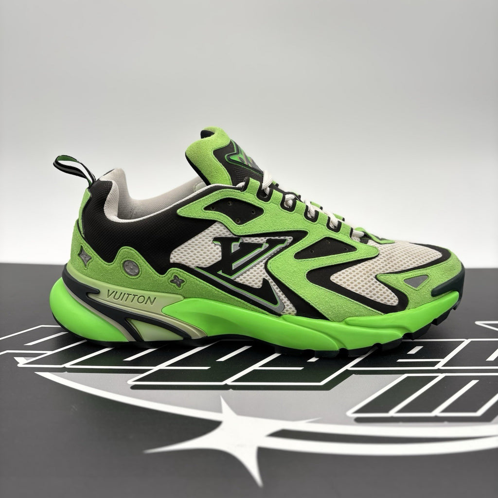 Size 10 LV (11-11.5 US) Louis Vuitton Tactic Runner ' Green ' | GOOD CONDITION!
