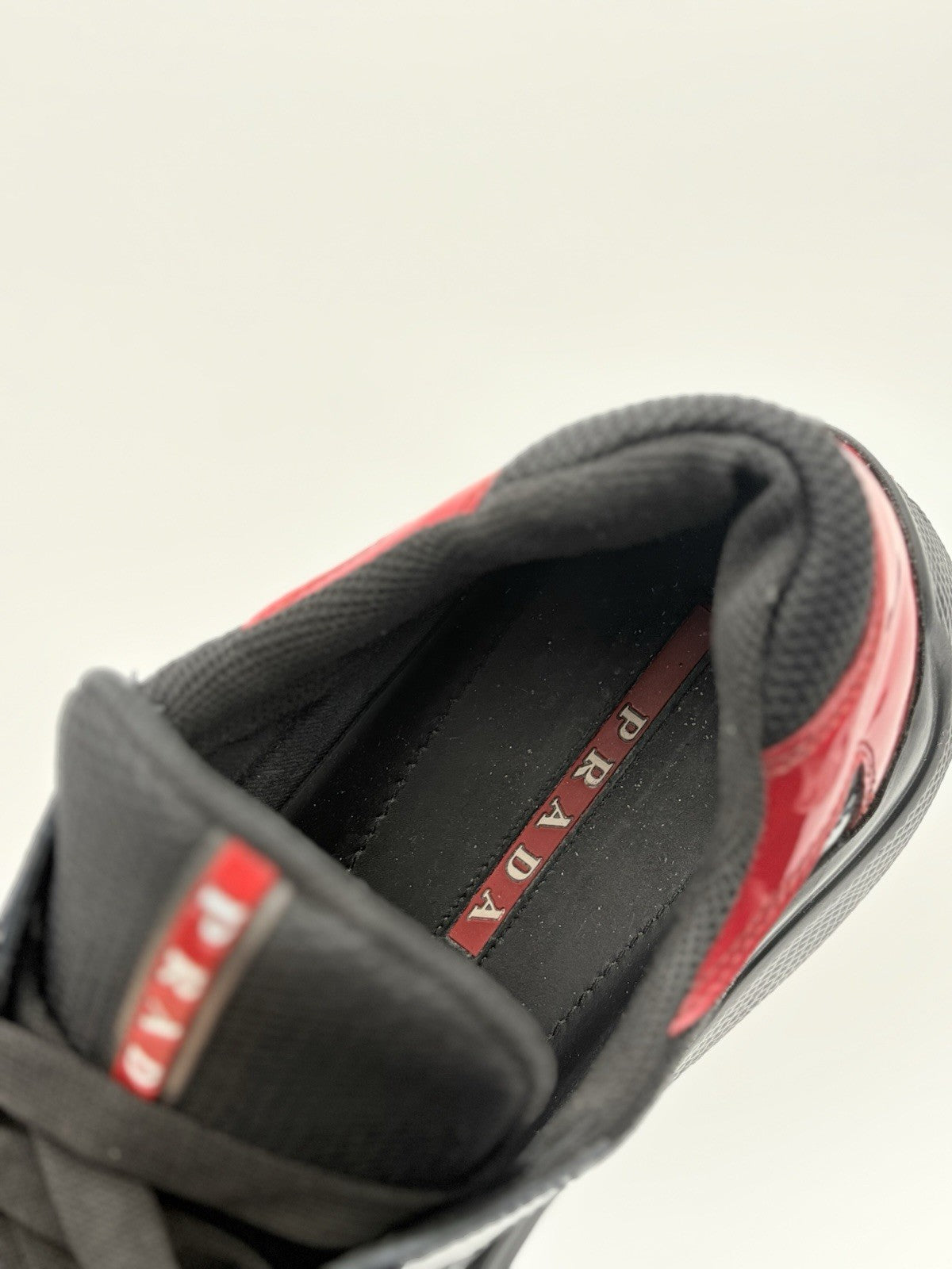 Size 10 UK (11 US) Prada Americas Cup ' Navy Red ' | GREAT CONDITION!