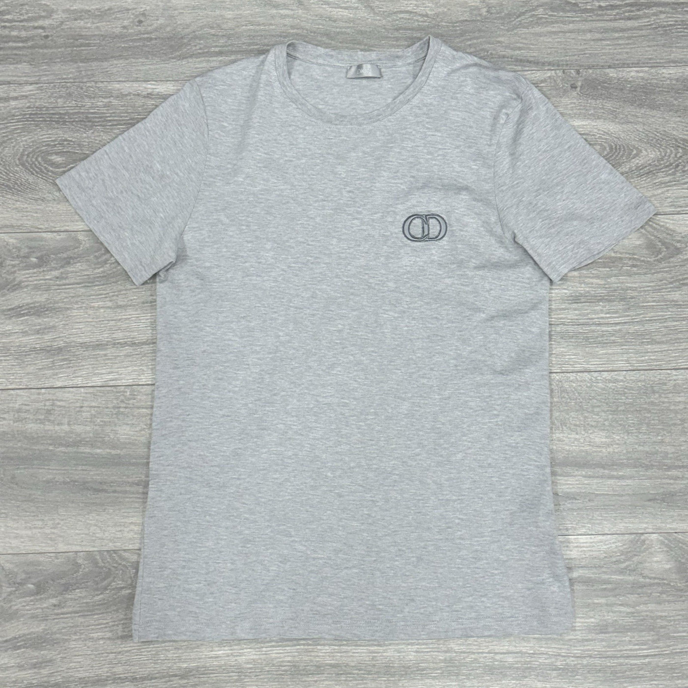 CD Icon Logo Cotton T-Shirt Grey