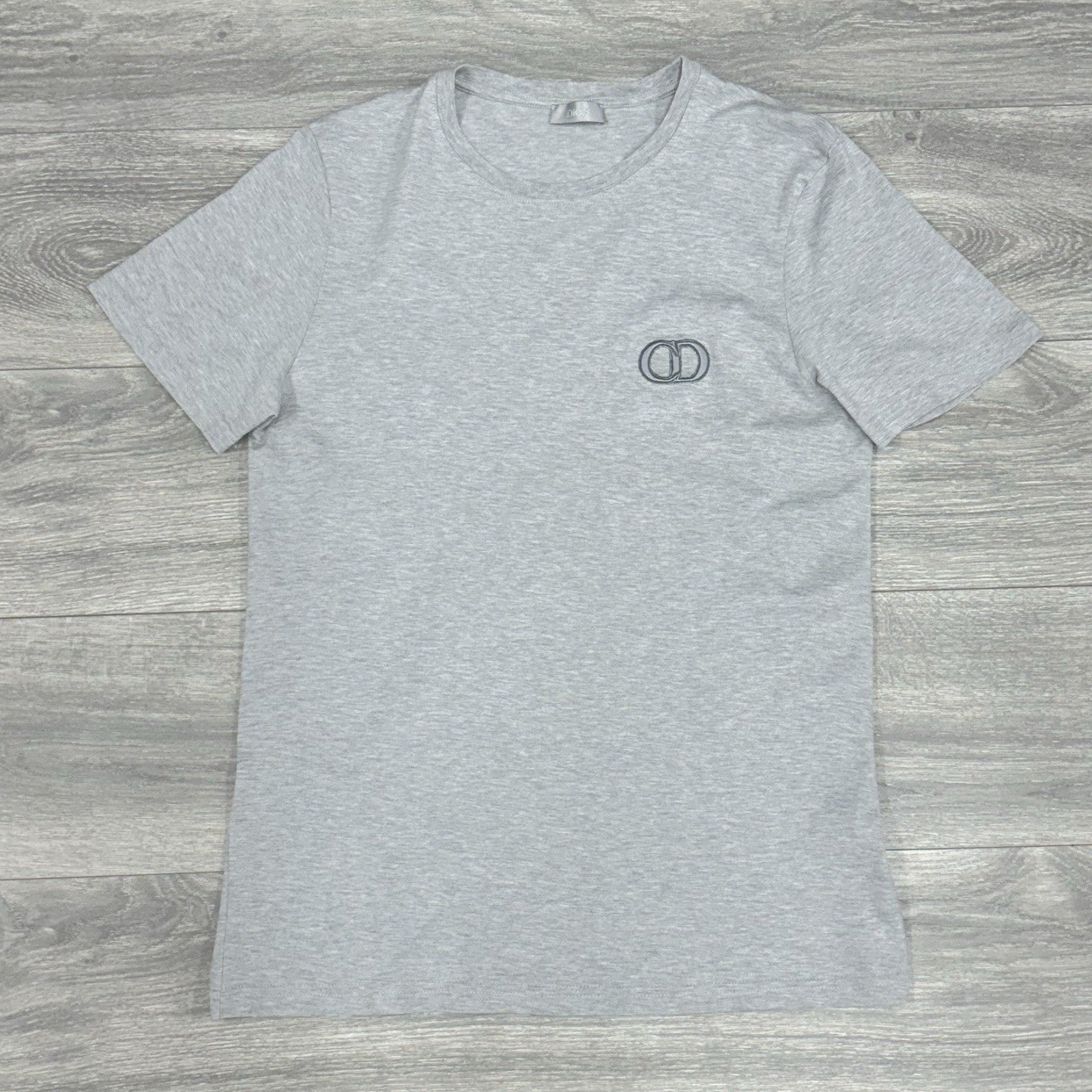 Size L - Dior CD Icon Logo Cotton T-Shirt ' Grey ' | GREAT CONDITION!
