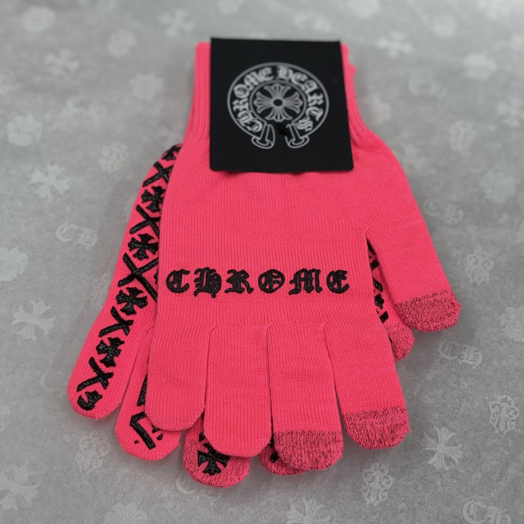 Size Small - Chrome Hearts Work Gloves ' Pink ' | BRAND NEW!