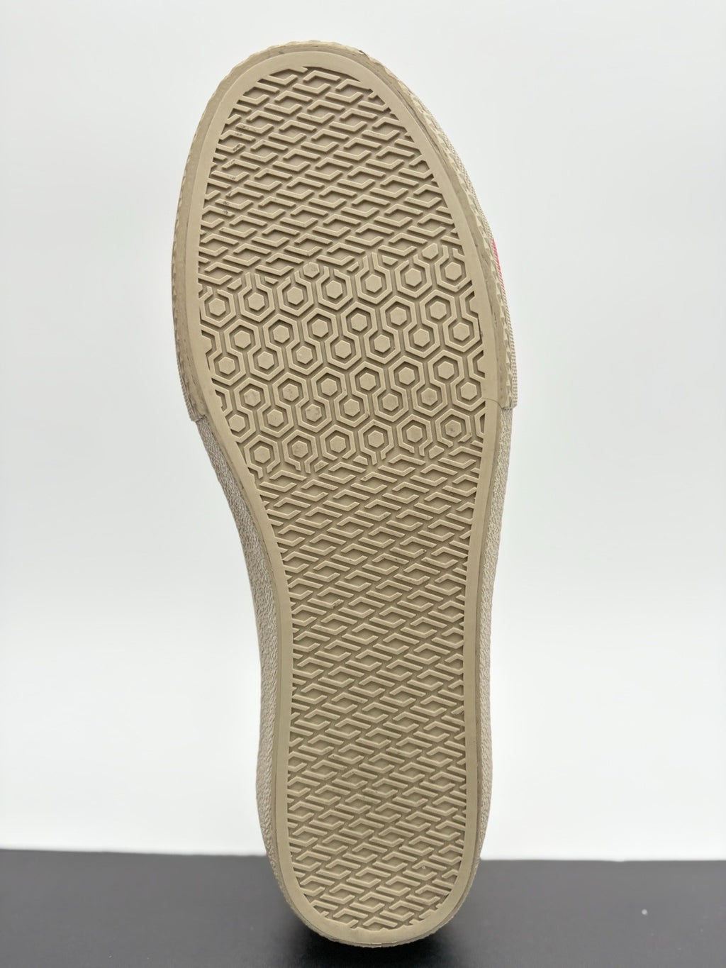 Size 44 (11 US) - Burberry Gabardine Low Top ' Beige Red ' | SUPER CLEAN!