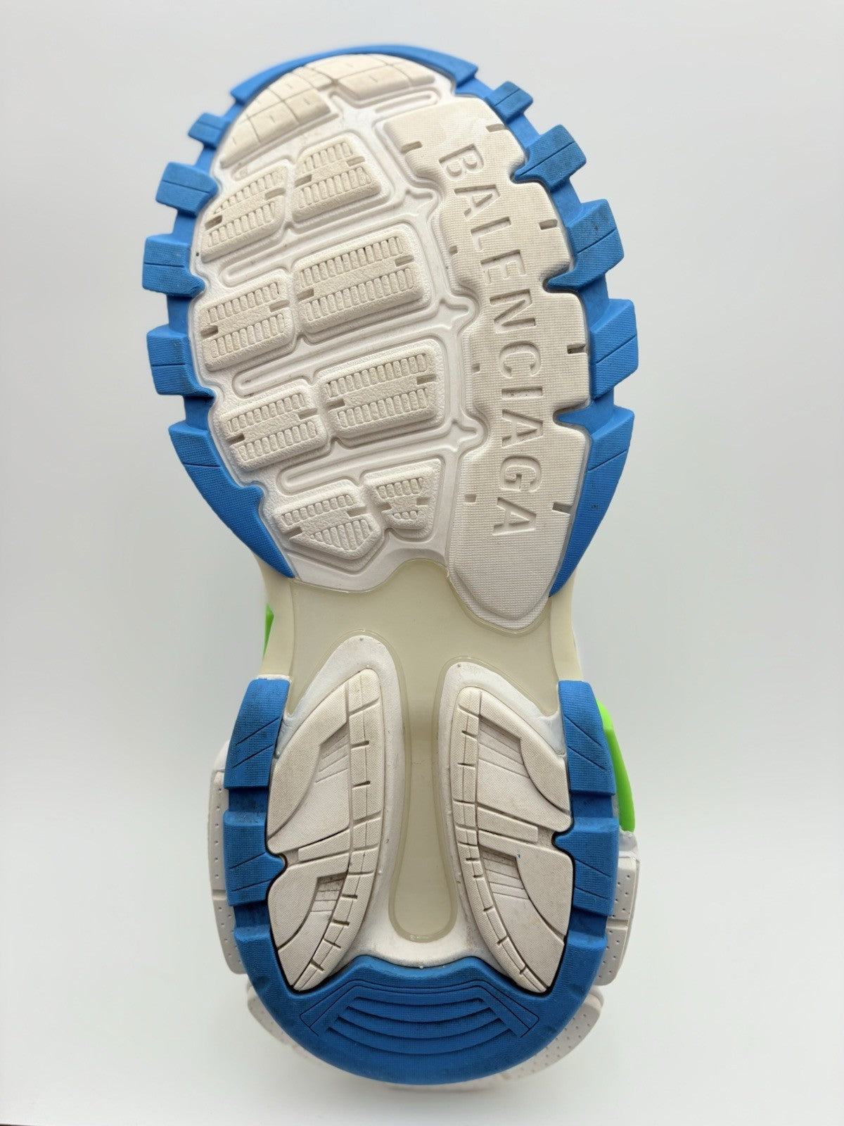 Size 45 (12 US) Balenciaga Track ' White Blue Green ' | GREAT CONDITION | CLEAN