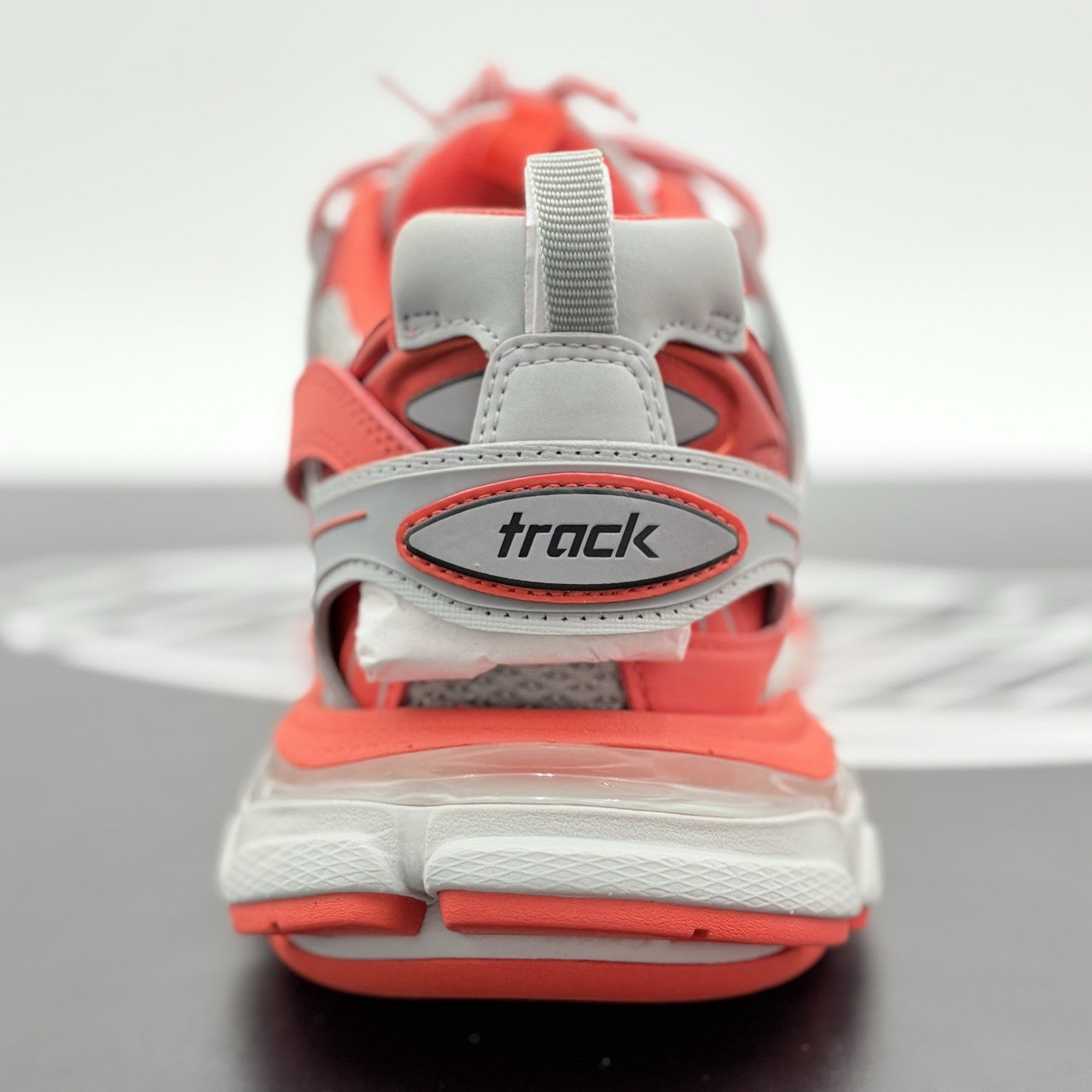 Size 41 (8 US) - Balenciaga Track Sneaker ' Orange Gray ' | BRAND NEW!