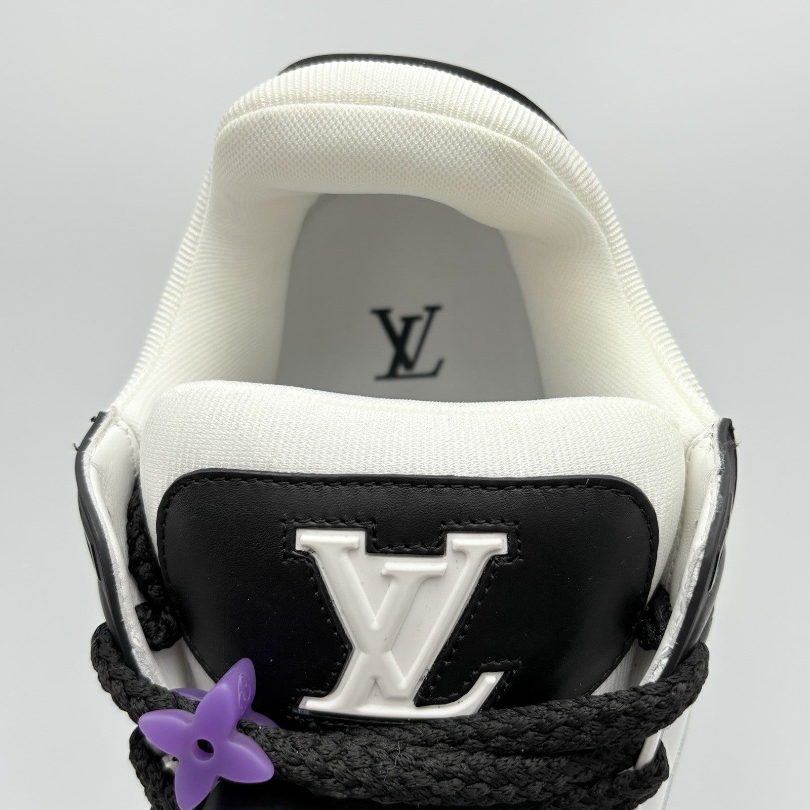Size 10.5 LV (11.5-12 US) - Louis Vuitton Maxi ' Black White ' | ONLY TRIED ON!