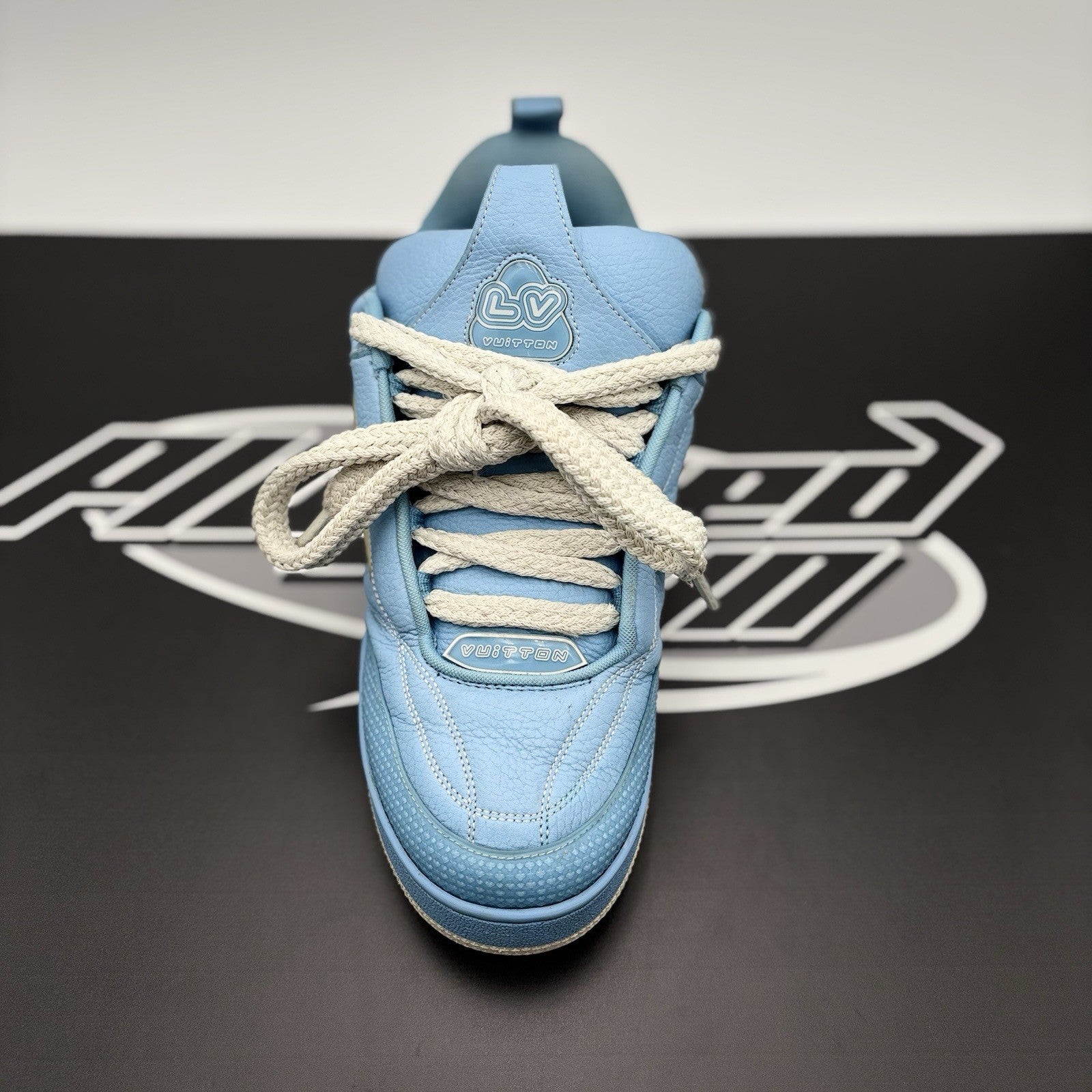 Size 9.5 LV (10.5-11 US) Louis Vuitton Skate ' Sky Blue ' | GOOD CONDITION!