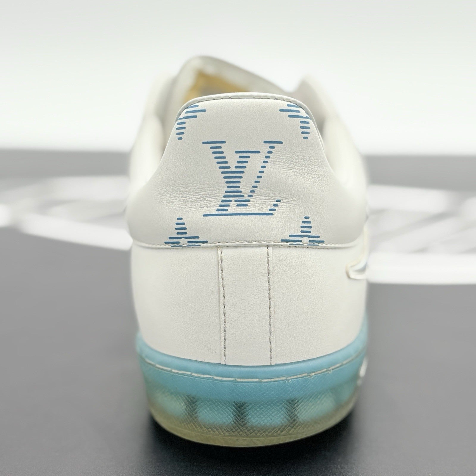 Size 9 LV (10-10.5 US) Louis Vuitton Luxembourg ' White Blue Pink ' |SUPER CLEAN