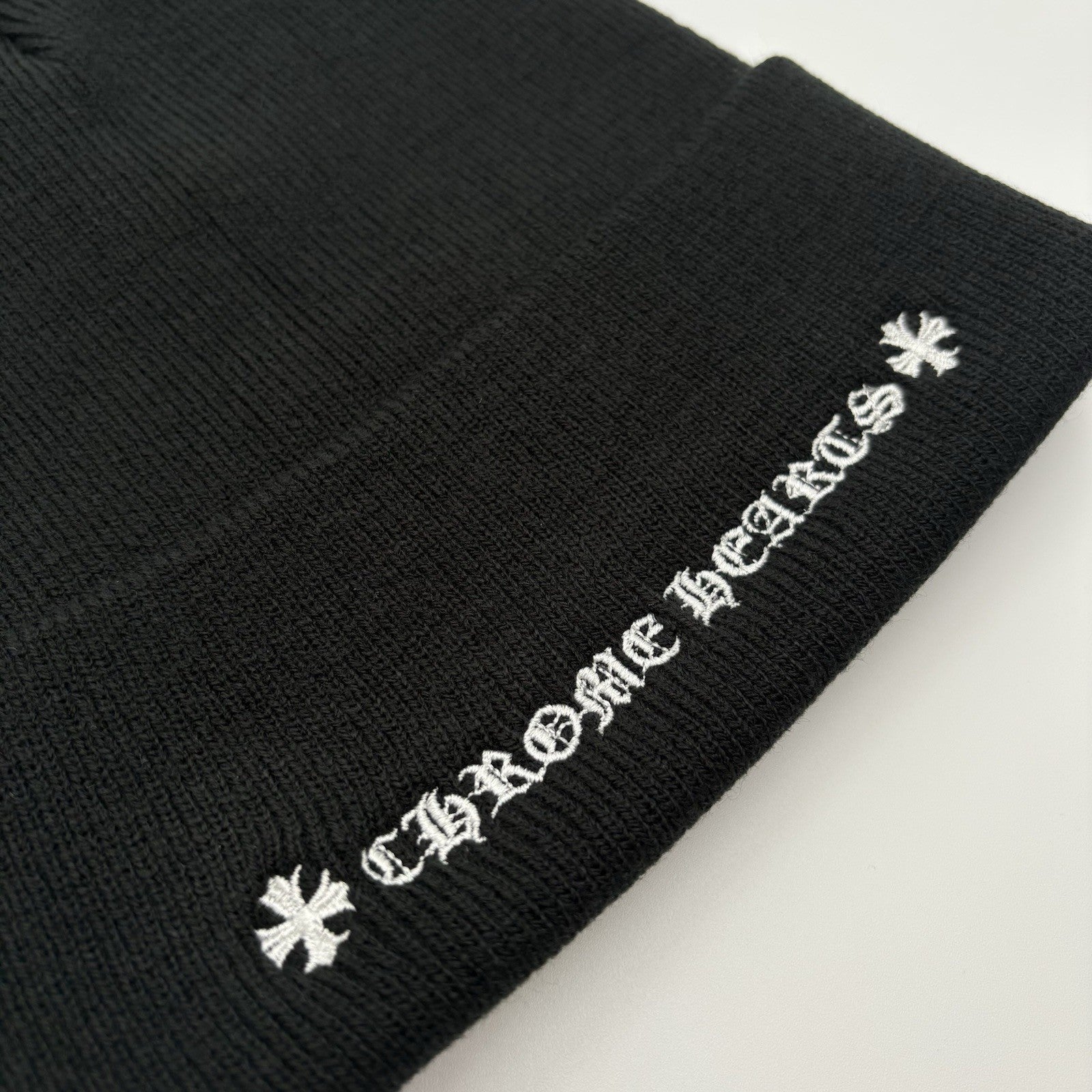 Chrome Hearts CH Logo Beanie ' Black White ' | BRAND NEW!