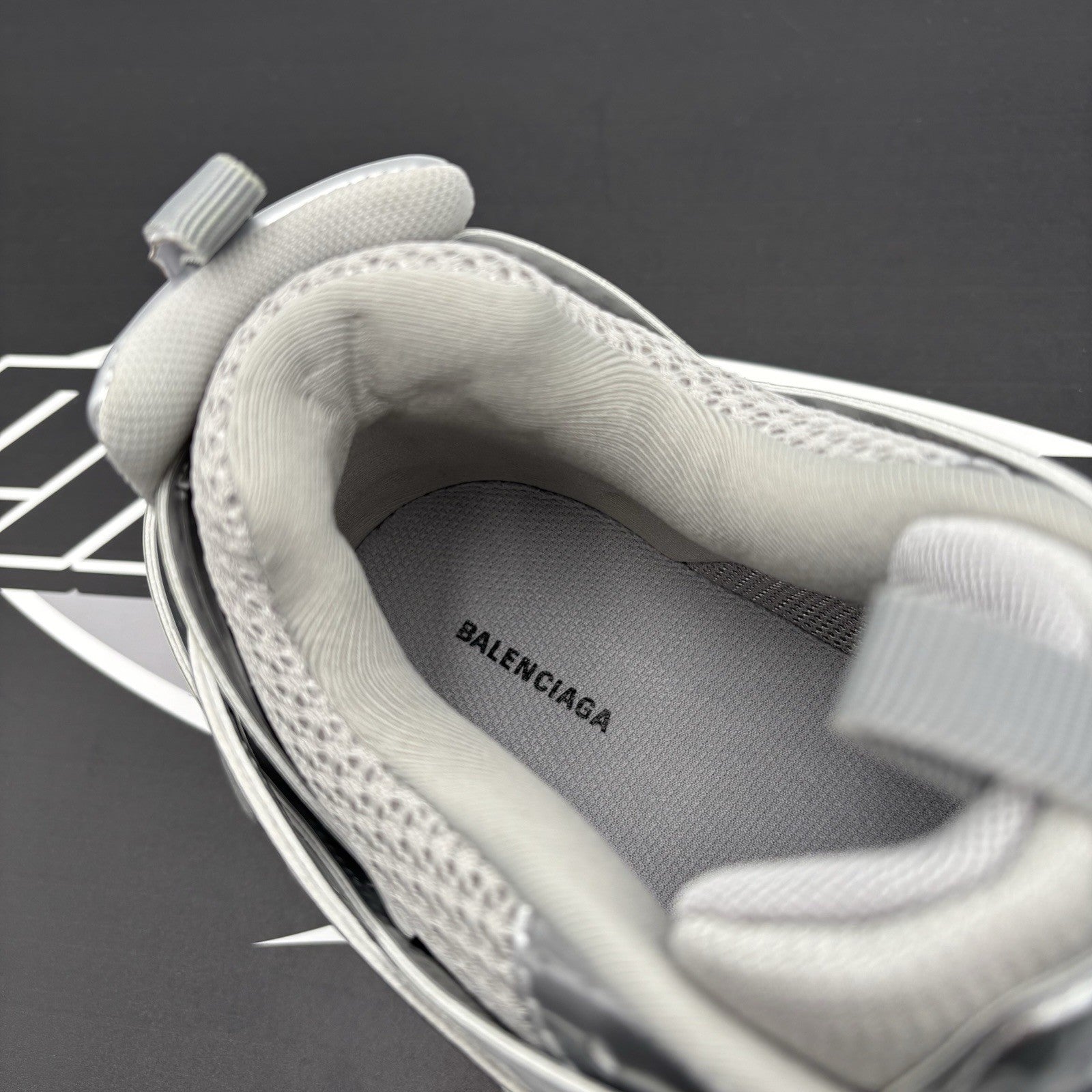 Size 45 EU (12 US) - Balenciaga Track ' Triple Silver ' | BRAND NEW!