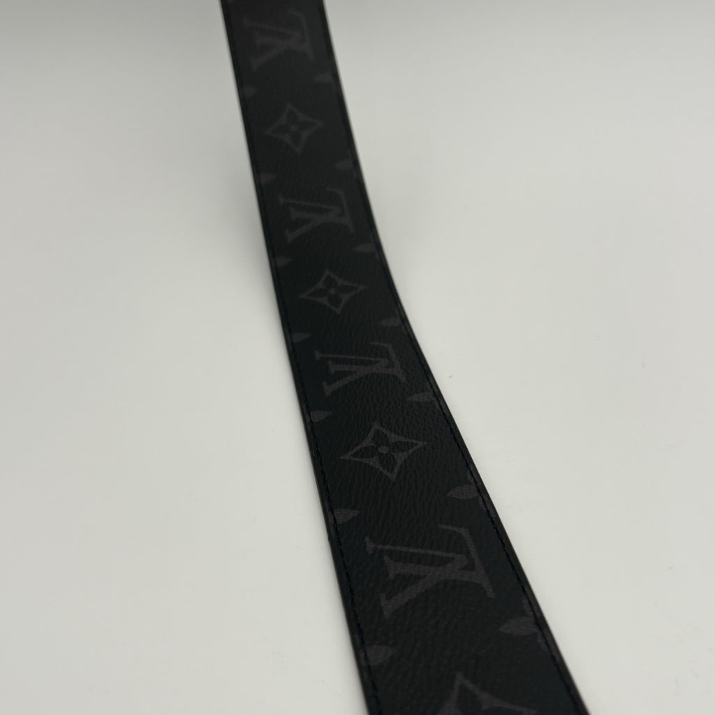 Louis Vuitton Monogram Eclipse Matte Black Belt | BRAND NEW!