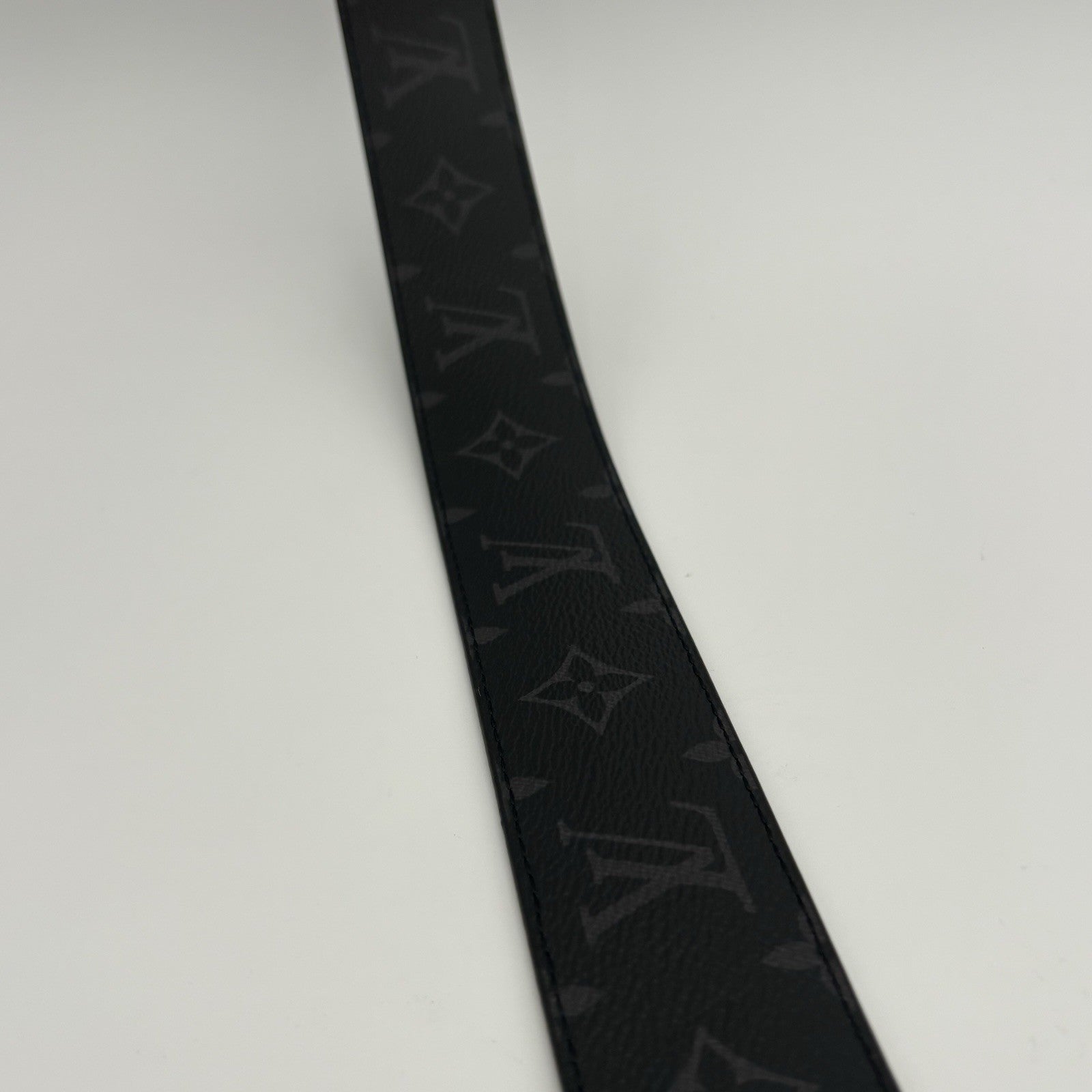 Louis Vuitton Monogram Eclipse Matte Black Belt | BRAND NEW!