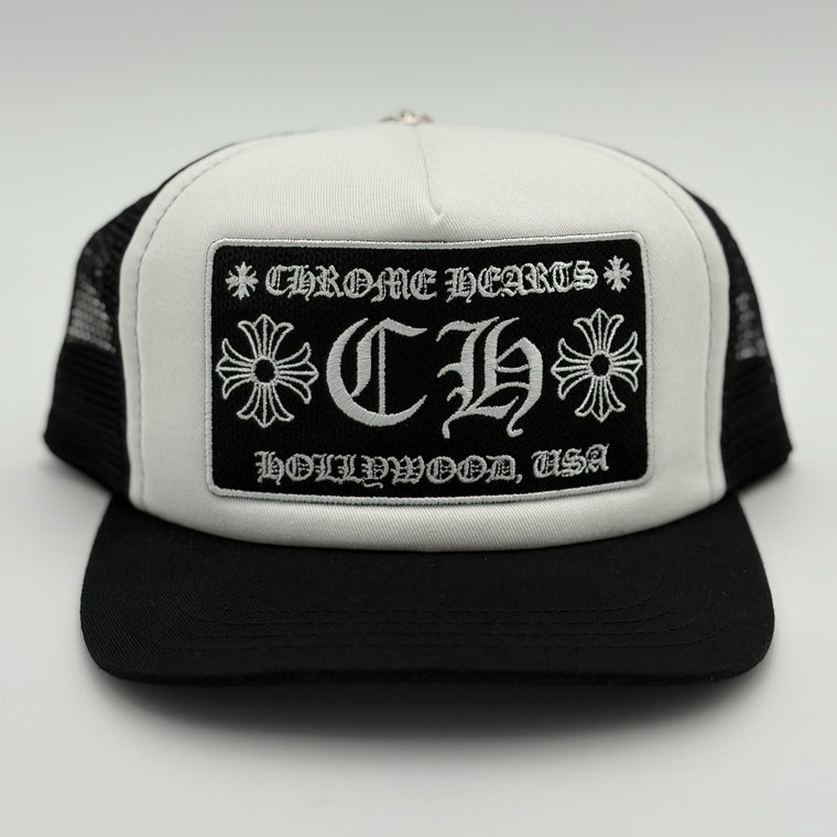 Hollywood Exclusive Trucker Hat White Black — photo 2