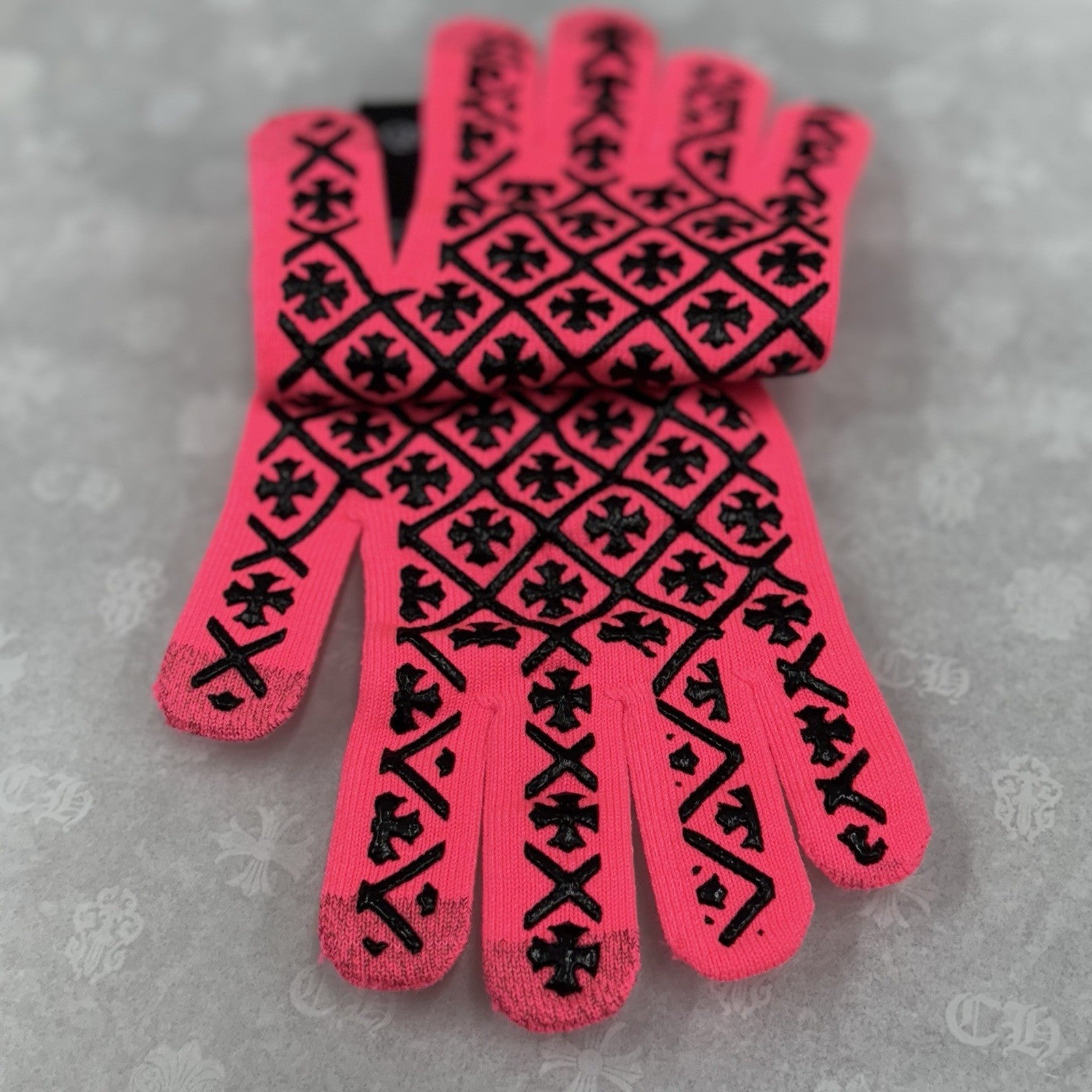 Size Small - Chrome Hearts Work Gloves ' Pink ' | BRAND NEW!