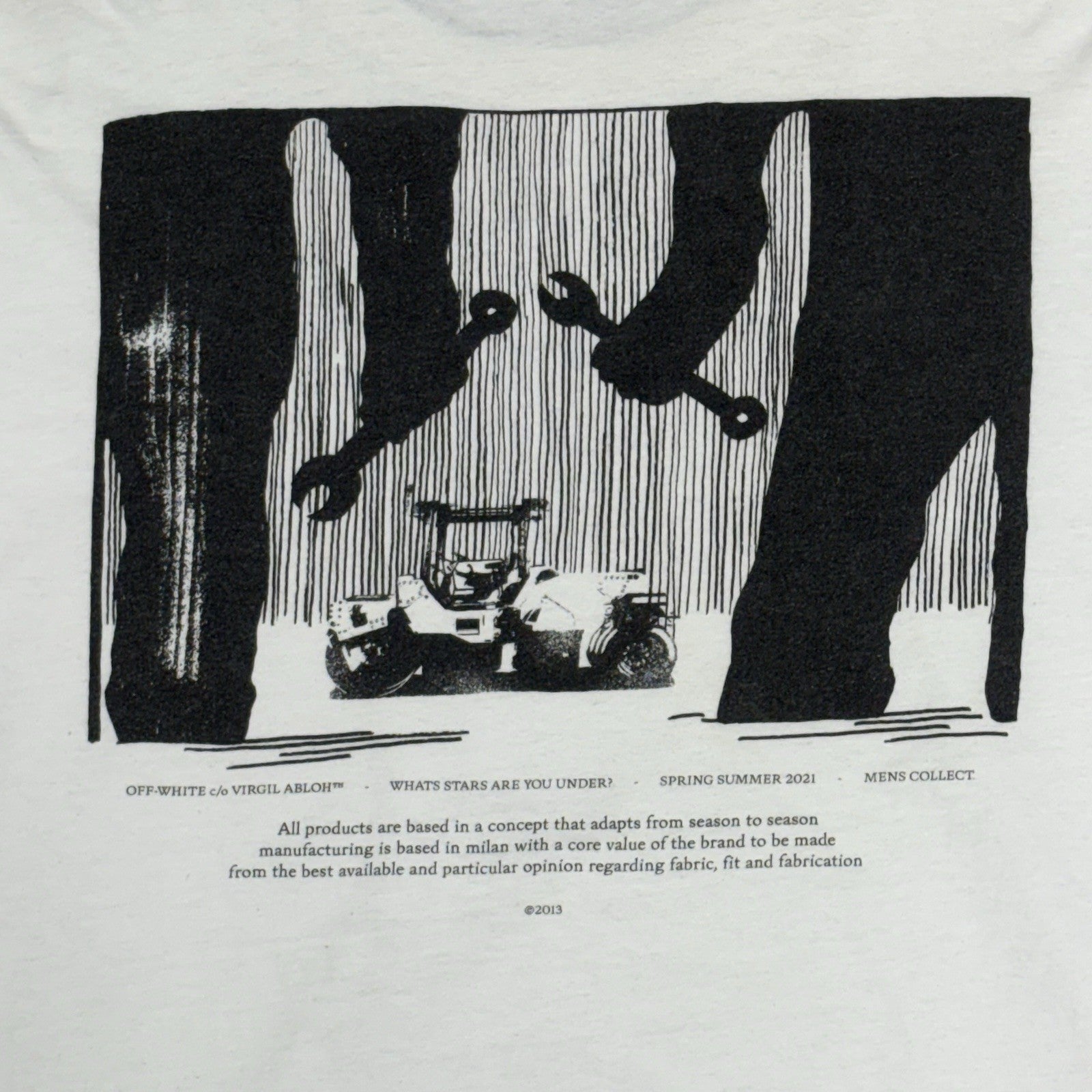 Size Large - Off White Goblin Shadow Long Sleeve Shirt