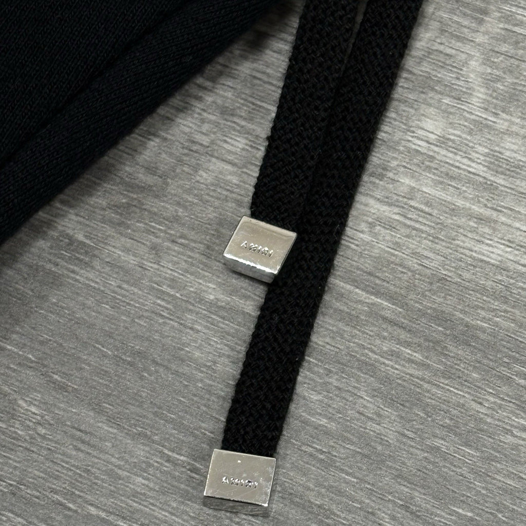 Size Small - Amiri Core Logo Paint Drip Sweatpants ' Black ' | SUPER CLEAN!