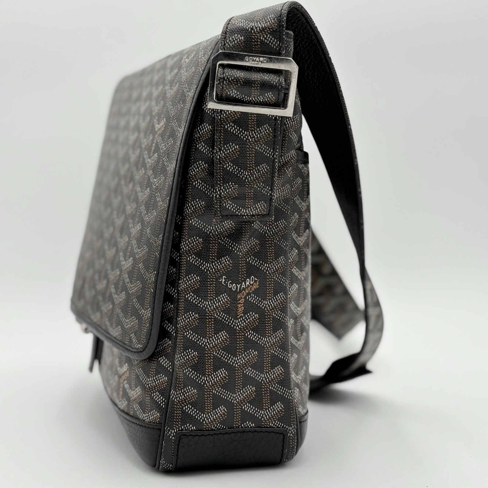 Goyard Messenger Grand Bleu Bag ' Black Brown ' | GREAT CONDITION!