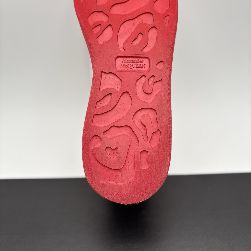 Size 45 (12 US) - Alexander McQueen Oversized ' White, Red Sole ' | GREAT COND!