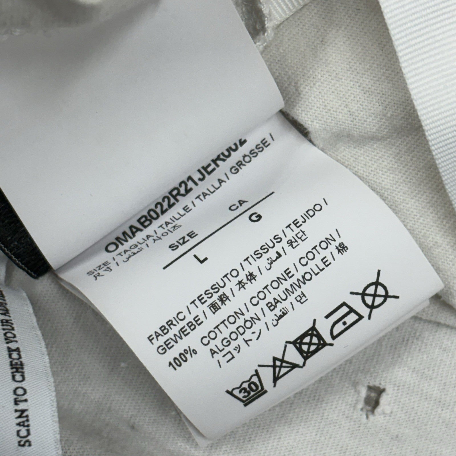 Size Large - Off White Goblin Shadow Long Sleeve Shirt