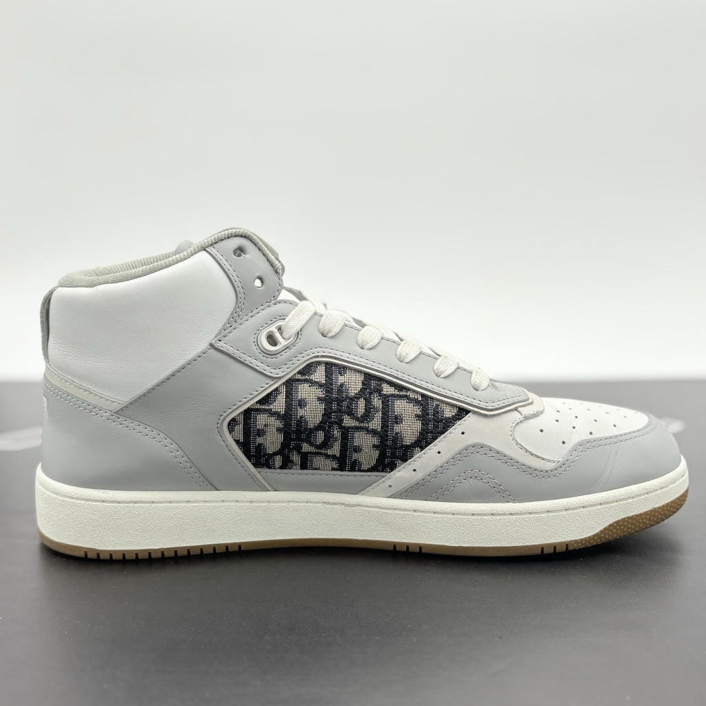 Size 45 (12 US) Dior B27 Oblique High Top ' Grey ' | SUPER CLEAN!