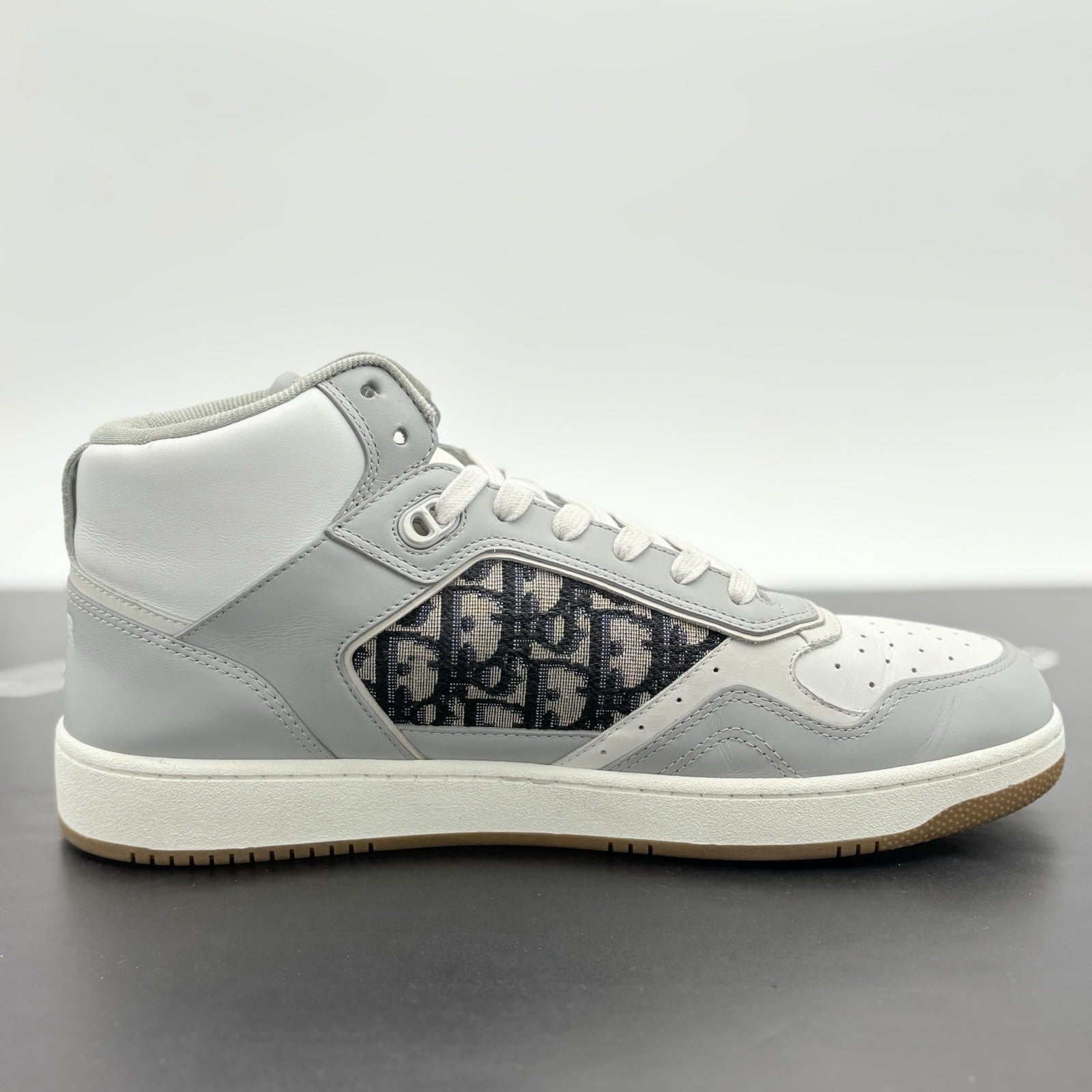 Size 45 (12 US) Dior B27 Oblique High Top ' Grey ' | SUPER CLEAN!